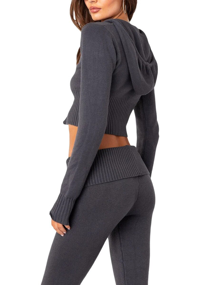 Ribbed Knit Two Piece