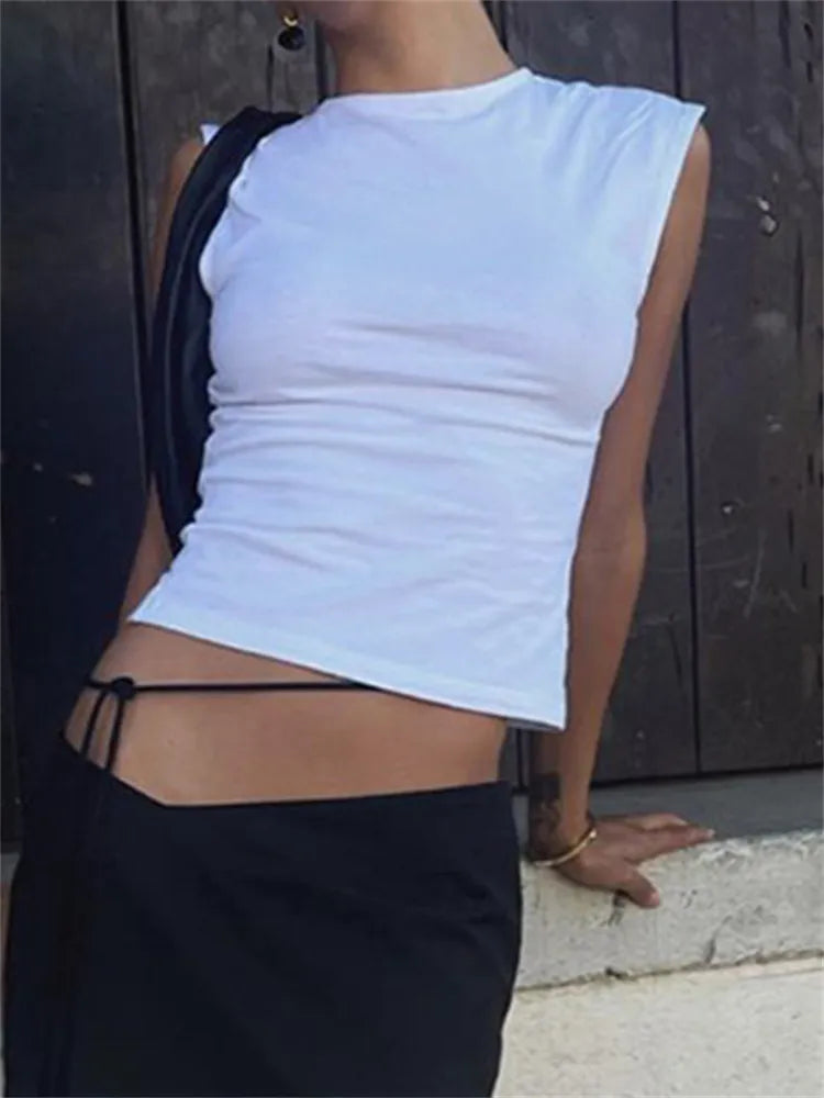 Backless Tie-up Crop Top