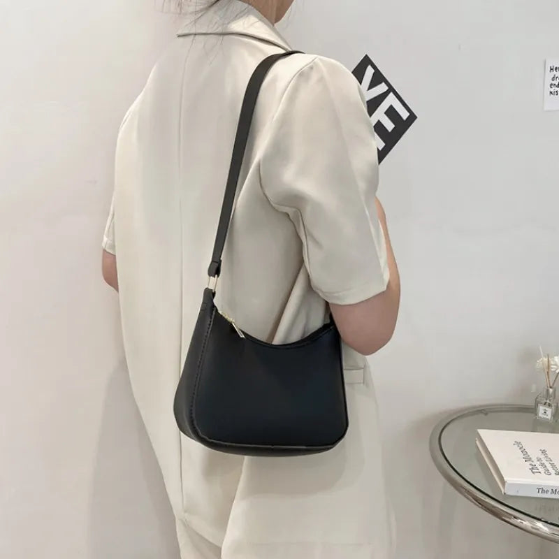 PU Leather Shoulder Underarm Bag