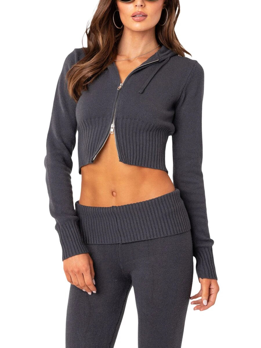 Ribbed Knit Two Piece