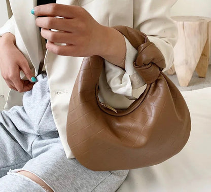 Knotted PU Leather Wristlet