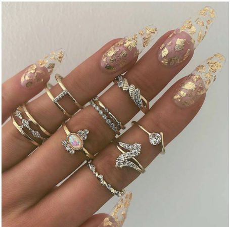 Diamond Set Jewelry Ring
