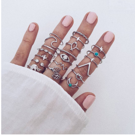 Diamond Set Jewelry Ring