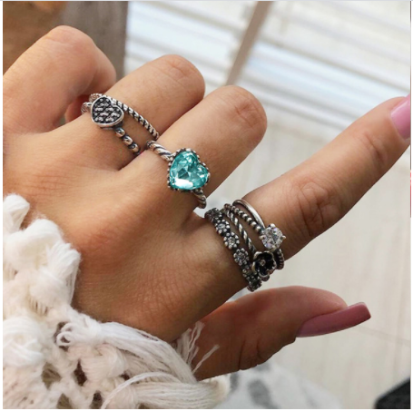 Diamond Set Jewelry Ring
