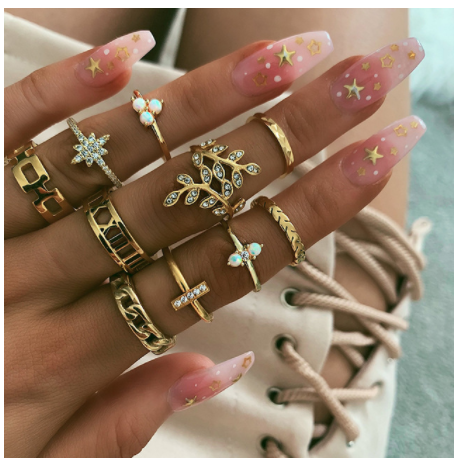 Diamond Set Jewelry Ring