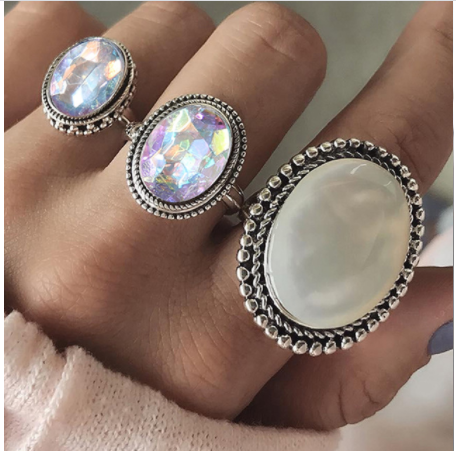 Diamond Set Jewelry Ring