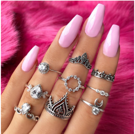 Diamond Set Jewelry Ring