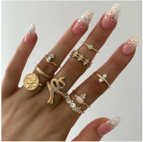 Diamond Set Jewelry Ring