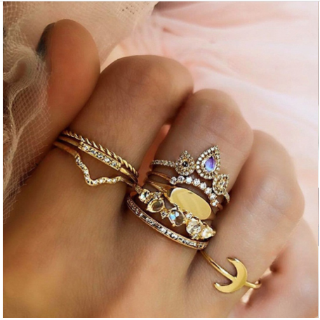 Diamond Set Jewelry Ring