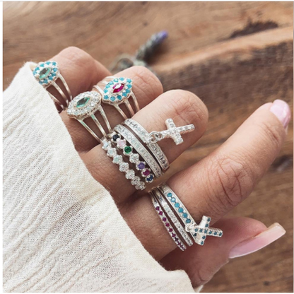 Diamond Set Jewelry Ring