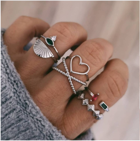 Diamond Set Jewelry Ring