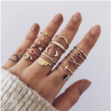 Diamond Set Jewelry Ring