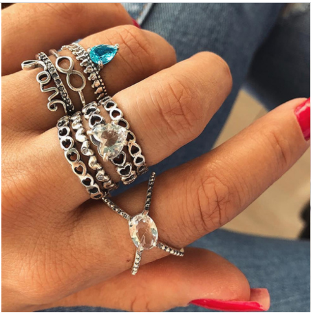 Diamond Set Jewelry Ring