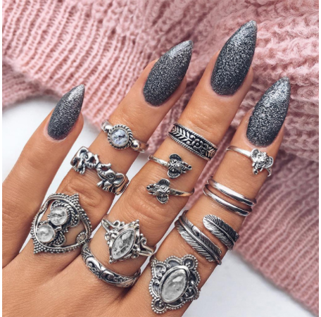 Diamond Set Jewelry Ring
