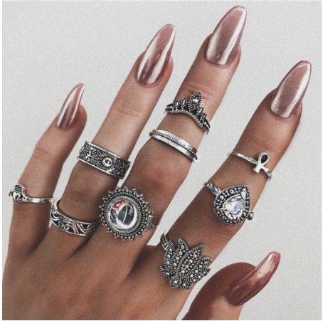 Diamond Set Jewelry Ring