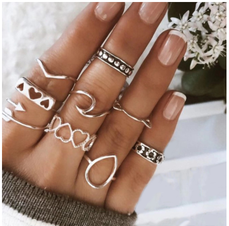 Diamond Set Jewelry Ring