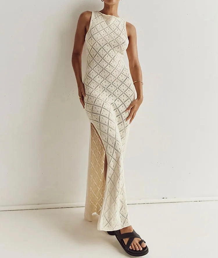 Crochet Beach Cover-Up Dress