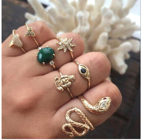 Diamond Set Jewelry Ring