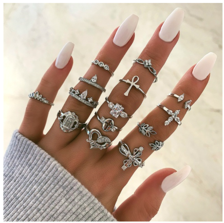 Diamond Set Jewelry Ring