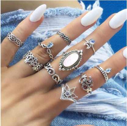 Diamond Set Jewelry Ring