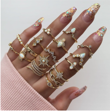 Diamond Set Jewelry Ring
