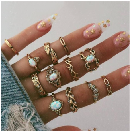 Diamond Set Jewelry Ring