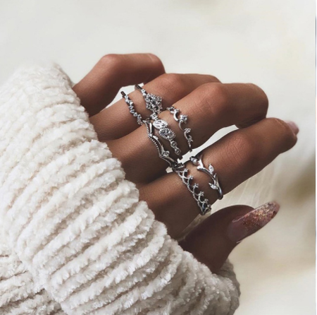 Diamond Set Jewelry Ring