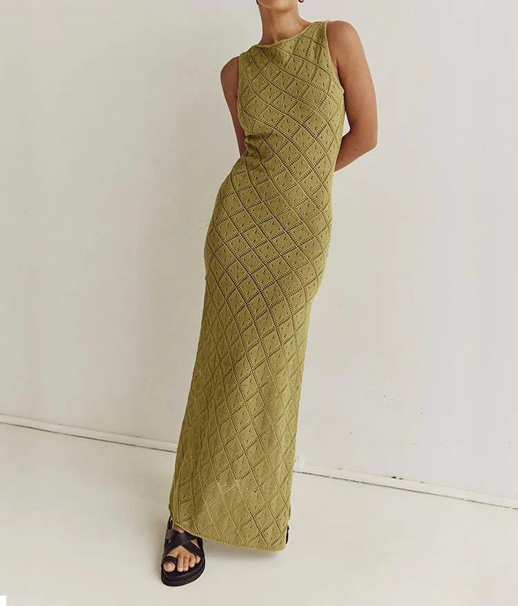 Crochet Beach Cover-Up Dress