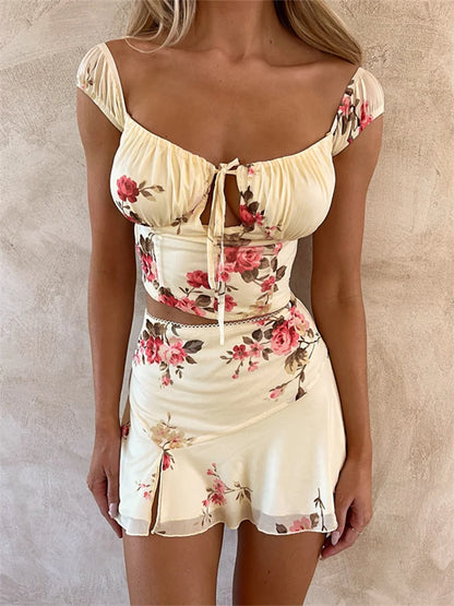 Milk-Maid Floral Set