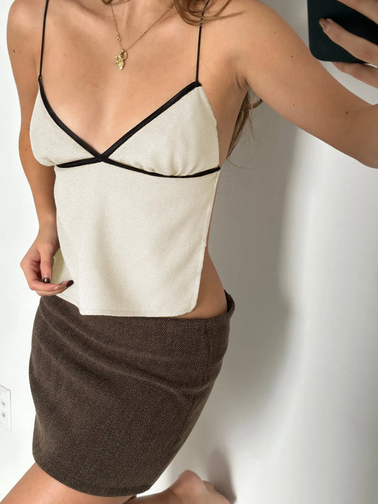 Backless Tied Spaghetti Strap Camisole